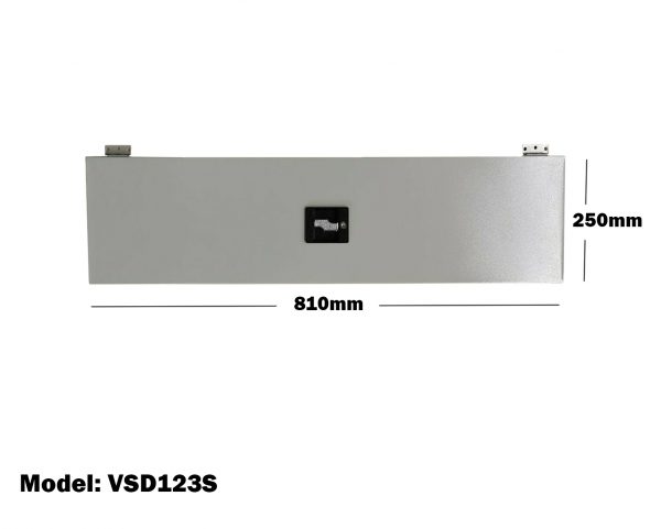 Van Shelving 810mm(L) x 250mm(H) Lockable Door Single Tier For Van Shelving System VSD123S