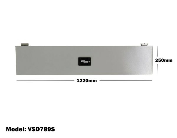 Van Shelving 1220mm(L) x 250mm(H) Lockable Door Single Tier For Van Shelving System VSD789S