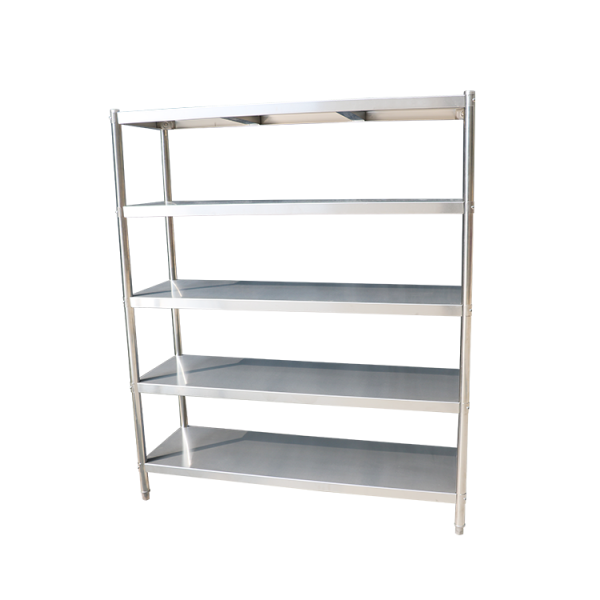 120cm Stainless Steel Metal 5 Tier Shelf Kitchen Bar Freezer Storage