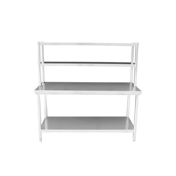 180cm Stainless Steel Metal Workbench Shelf Combo Kitchen Bench Freezer Storage