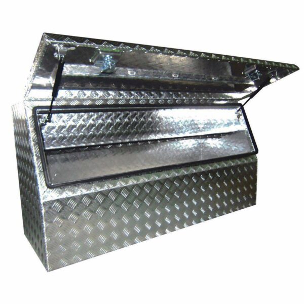 145cm Aluminium Checkerplate Tool Box UTE Trailer Storage