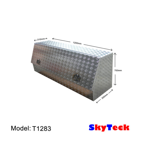 120cm Aluminium Checkerplate Tool Box UTE Trailer Storage